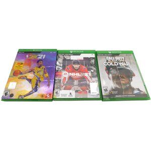 3 Xbox One Video Games NBA 2K21 NHL 21 Call of Duty Black Ops Cold War Tested